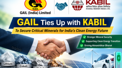 Photo of GAIL Signs Strategic MoU with KABIL to Secure Critical Minerals for India’s Clean Energy Future