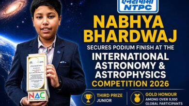 Photo of NTPC Officer’s Son Nabhya Bhardwaj Wins Global Honour at IAAC 2026, Emerges as India’s Sole International Awardee