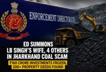 Photo of ₹160 Crore Frozen, 200+ Property Deeds Found: ED Tightens Noose Around LB Singh in Jharkhand Coal Scam