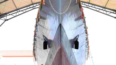 Photo of GRSE Launches ‘Shruti’, Second Next Generation Offshore Patrol Vessel for Indian Navy