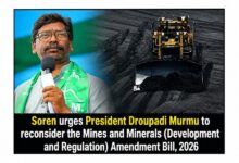 Photo of Hemant Soren Urges President to Reconsider Mining Amendment Bill, Flags Jharkhand’s Revenue and Federal Rights
