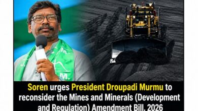 Photo of Hemant Soren Urges President to Reconsider Mining Amendment Bill, Flags Jharkhand’s Revenue and Federal Rights