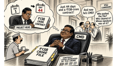 Photo of 44 Days and the ₹138-Crore File – Now CMD!!!