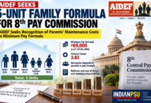 Photo of AIDEF Tells 8th Pay Commission: Five-Unit Family Formula Justified for Fixing Minimum Pay