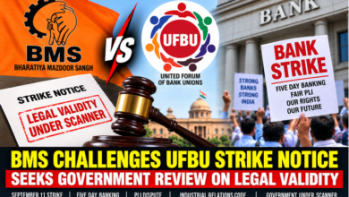 Photo of BMS Challenges UFBU Strike Notice: Legal Validity of September 11 Bank Strike Under Scanner