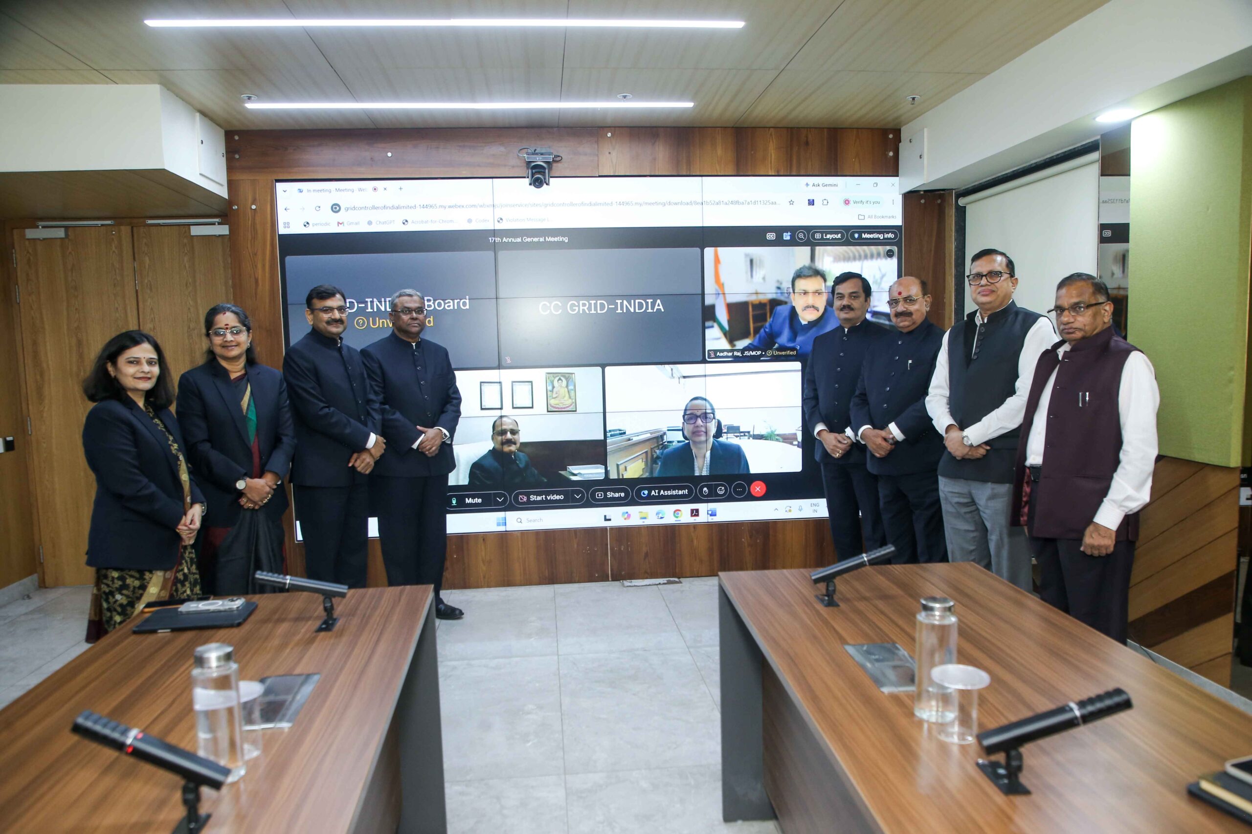 Grid-India Holds 17th AGM, Approves ₹63.32 Lakh Final Dividend