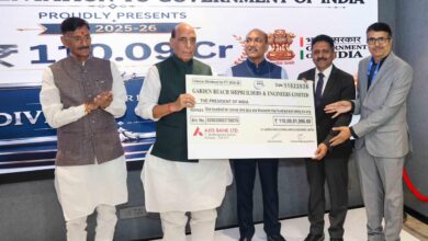 Photo of GRSE Pays Rs. 147.77 Crore Interim Dividend for FY 2025-26