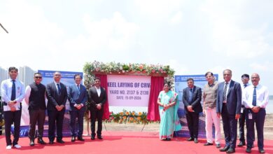 Photo of GRSE Lays Keels for Two Coastal Research Vessels for GSI
