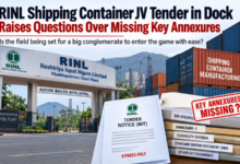 Photo of RINL Shipping Container JV Tender in Dock: Raises Questions Over Missing Key Annexures