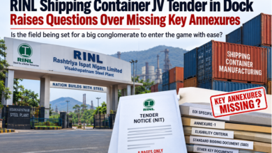 Photo of RINL Shipping Container JV Tender in Dock: Raises Questions Over Missing Key Annexures