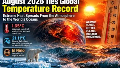Photo of Copernicus: August was the world’s joint hottest month on record