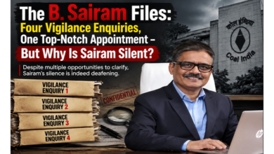 Photo of The B. Sairam Files: Four Vigilance Enquiries, One Top-Notch Appointment – But Why Is Sairam Silent?