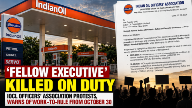 Photo of ‘Fellow Executive’ Killed on Duty: IOCL Officers’ Association Warns of Work-to-Rule