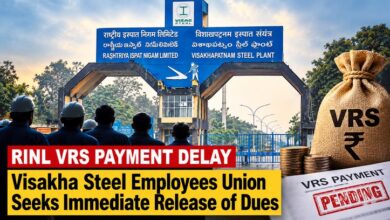 Photo of Visakha Steel Employees Union Flags VRS Payment Delay, Seeks Immediate Release of Dues