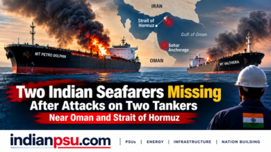 Photo of Two Indian Seafarers Missing After Attacks on Two Tankers Near Oman and Strait of Hormuz