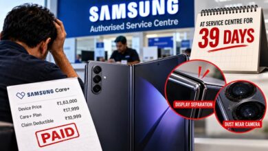 Photo of Samsung Galaxy Z Fold7 Owner Alleges Poor Repair, 39-Day Delay Despite Care+ Coverage