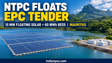Photo of NTPC Floats EPC Tender for 15 MW Floating Solar Project with 60 MWh Battery Storage in Mauritius
