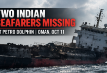 Photo of Two Indian Seafarers Missing After Oman Tanker Attack: Families Cling to Hope as Search Continues