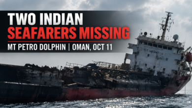 Photo of Two Indian Seafarers Missing After Oman Tanker Attack: Families Cling to Hope as Search Continues