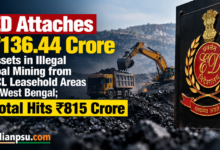 Photo of ED Attaches ₹136.44 Crore Assets in Illegal Coal Mining from ECL Leasehold Areas in West Bengal; Total Hits ₹815 Crore