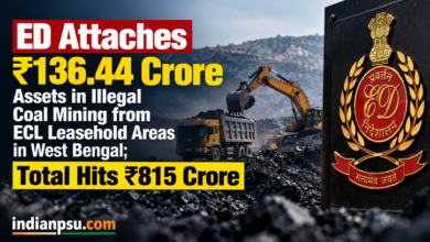 Photo of ED Attaches ₹136.44 Crore Assets in Illegal Coal Mining from ECL Leasehold Areas in West Bengal; Total Hits ₹815 Crore
