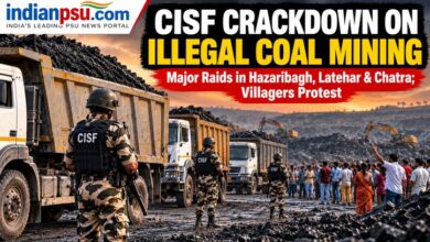 Photo of CISF Cracks Down on Illegal Coal Mining in Jharkhand; Seizes Coal-Laden Trucks in Hazaribagh, Latehar and Chatra