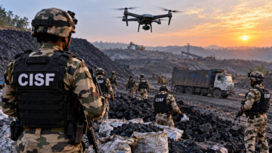 Photo of CISF Raids 14 Locations in Dhanbad, Seizes Illegal Coal Amid Drone Surveillance